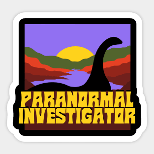 Cryptid Shirt ( loch Ness ) Sticker